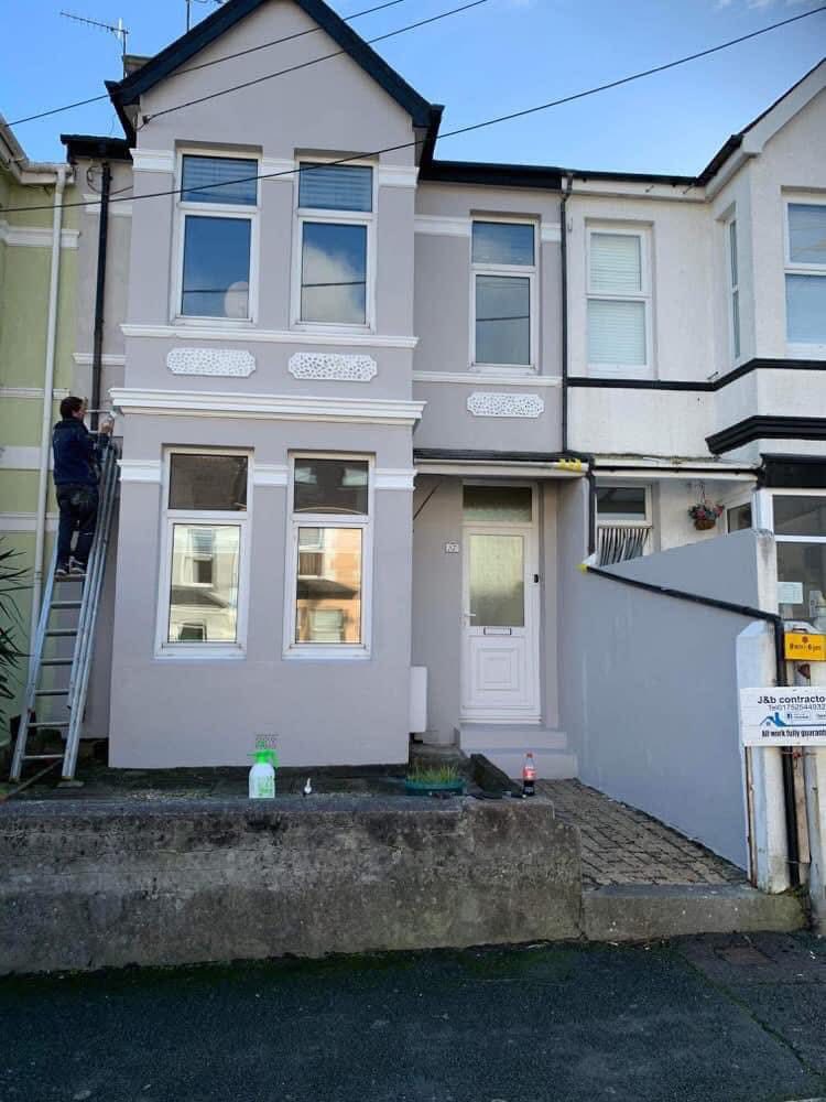 Completed roof replacement project in Wadebridge