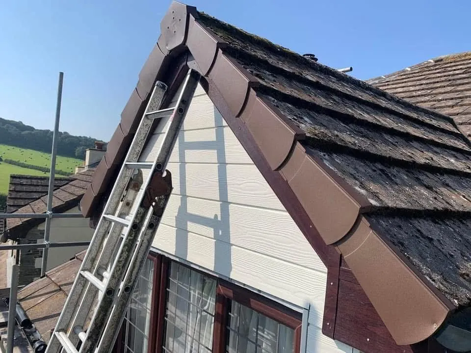 New fascias, bargeboards and guttering in Wadebridge