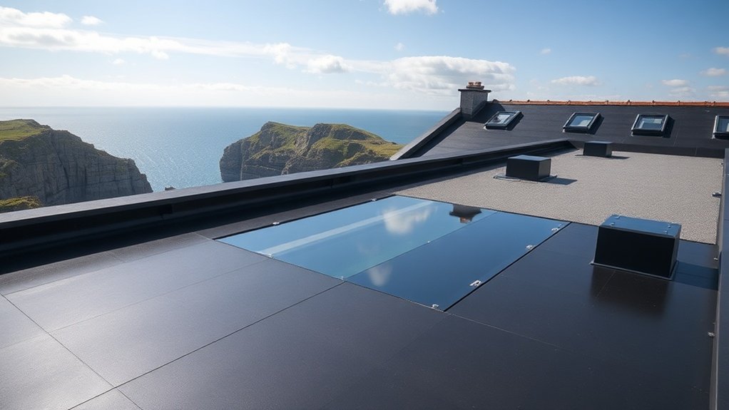 Flat roof installation in Wadebridge